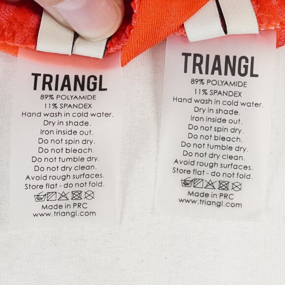 NWT Triangl Maia Bikini Top/Bottom and Vinca Bikini Top Set in Mato Red Size S - Picture 5 of 12